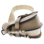 Loewe Gate Dual Mini Shoulder Bag Beige Leather Gold — view 3