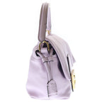 Fendi Mamma Bucket Nappa Leather Mini Shoulder Bag Light Purple Gold — view 3