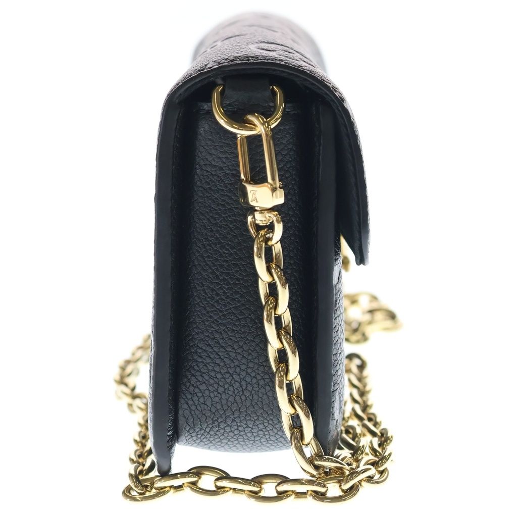 Louis Vuitton Monogram Empreinte Wallet on Chain Metis Shoulder Bag Black — view 3