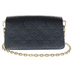 Louis Vuitton Monogram Empreinte Wallet on Chain Metis Shoulder Bag Black — view 2