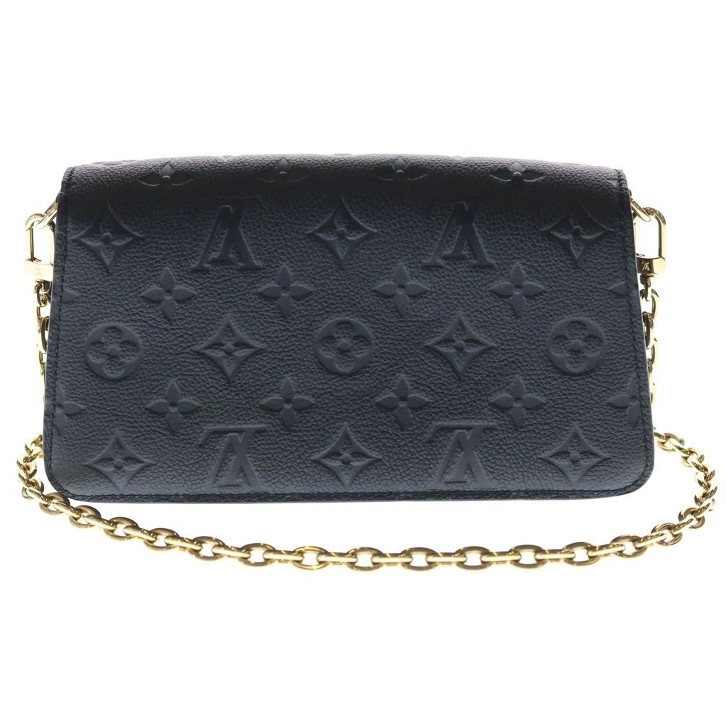 Louis Vuitton Monogram Empreinte Wallet on Chain Metis Shoulder Bag Black — view 2