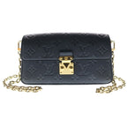 Louis Vuitton Monogram Empreinte Wallet on Chain Metis Shoulder Bag Black