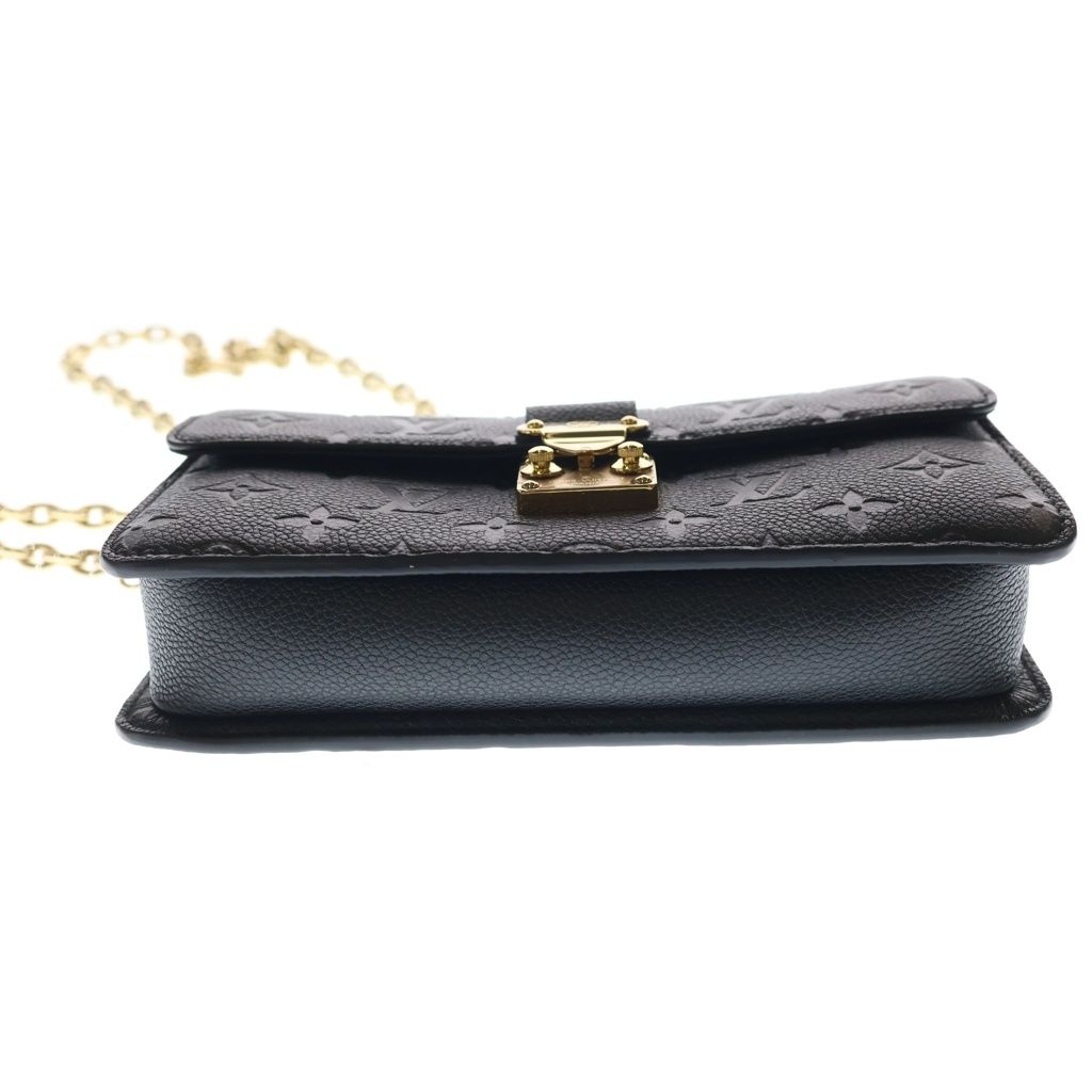 Louis Vuitton Monogram Empreinte Wallet on Chain Metis Shoulder Bag Black — view 4