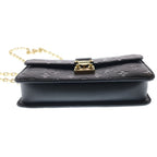 Louis Vuitton Monogram Empreinte Wallet on Chain Metis Shoulder Bag Black — view 4