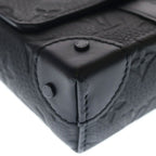 Louis Vuitton Taurillon Monogram Trunk Messenger PM Shoulder Bag Black Leather — view 5