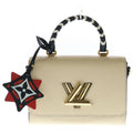 Louis Vuitton Epi Crafty Twist 2-Way Shoulder Bag Ivory Cream Leather Gold