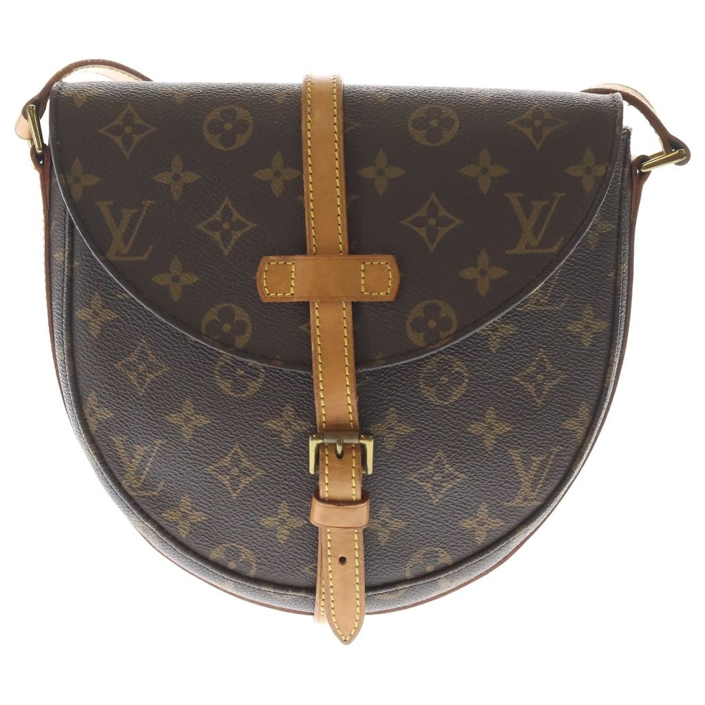 Louis Vuitton Monogram Cite GM Shoulder Bag Brown