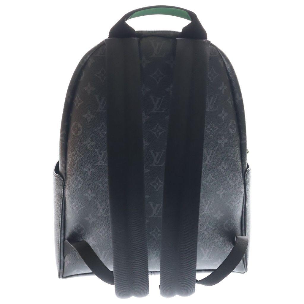 Louis Vuitton Monogram Eclipse Discovery PM Backpack Black Green — view 2