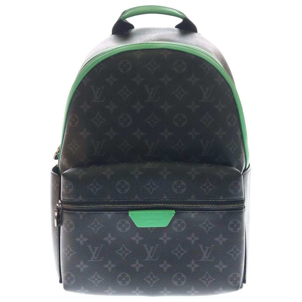 Louis Vuitton Monogram Eclipse Discovery PM Backpack Black Green