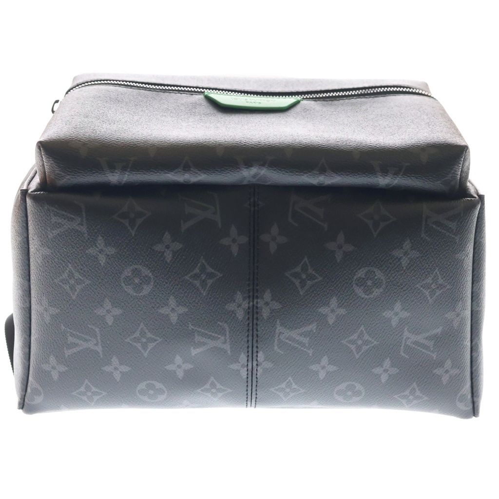 Louis Vuitton Monogram Eclipse Discovery PM Backpack Black Green — view 4