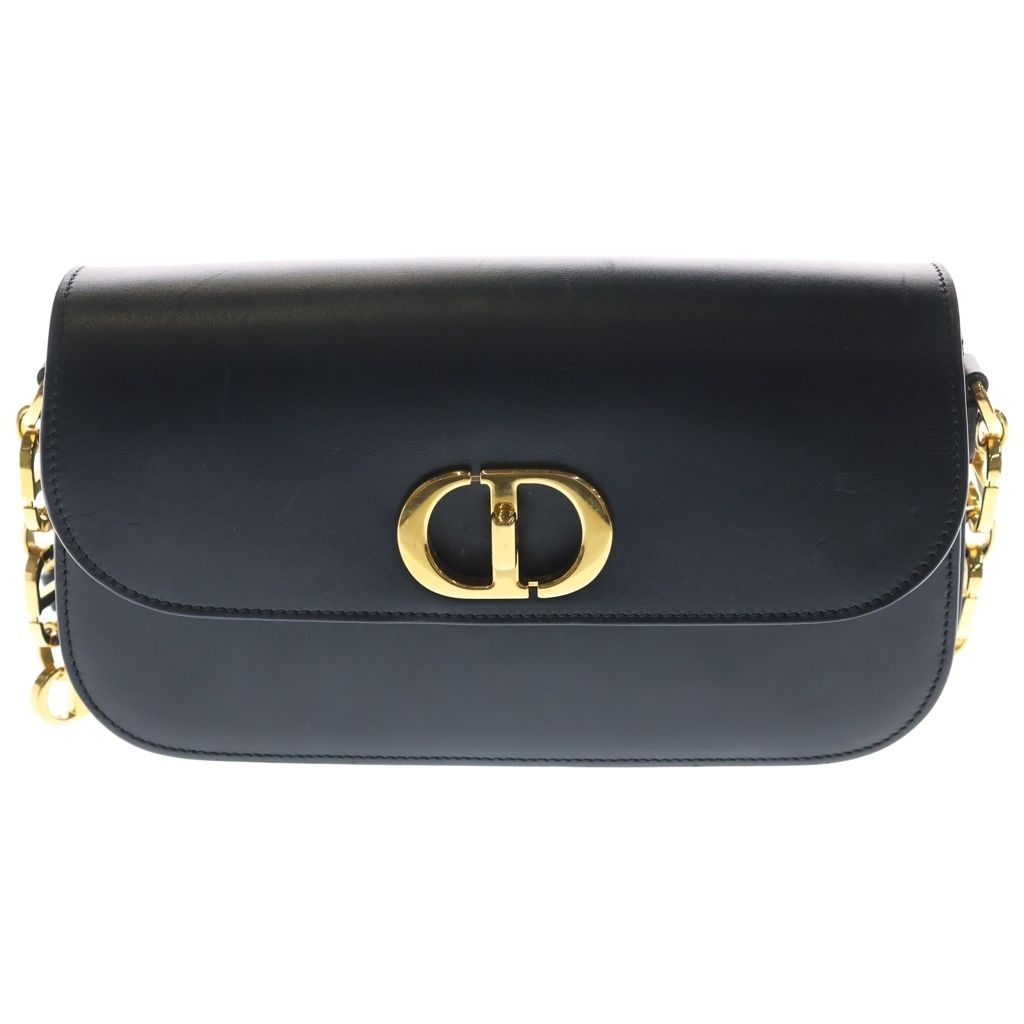 Dior Montane Avenue Shoulder Bag Calfskin Gold Black