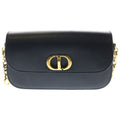 Dior Montane Avenue Shoulder Bag Calfskin Gold Black