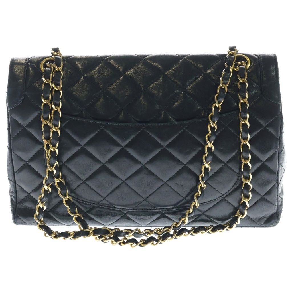Chanel Quilted Limited Edition Double Flap Chain Shoulder Bag 2-Way Black — view 2