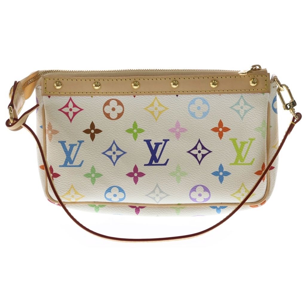 Louis Vuitton LV Takashi Murakami Monogram Multicolor Pochette 2-Way Shoulder — view 2