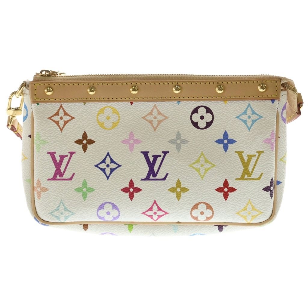Louis Vuitton LV Takashi Murakami Monogram Multicolor Pochette 2-Way Shoulder