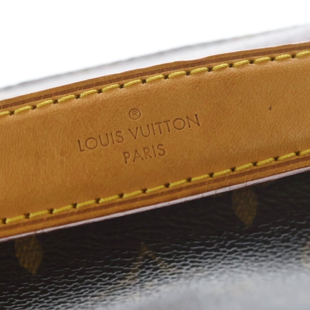 Louis Vuitton Monogram Pochette Metis Shoulder Bag Brown Leather Gold — view 6