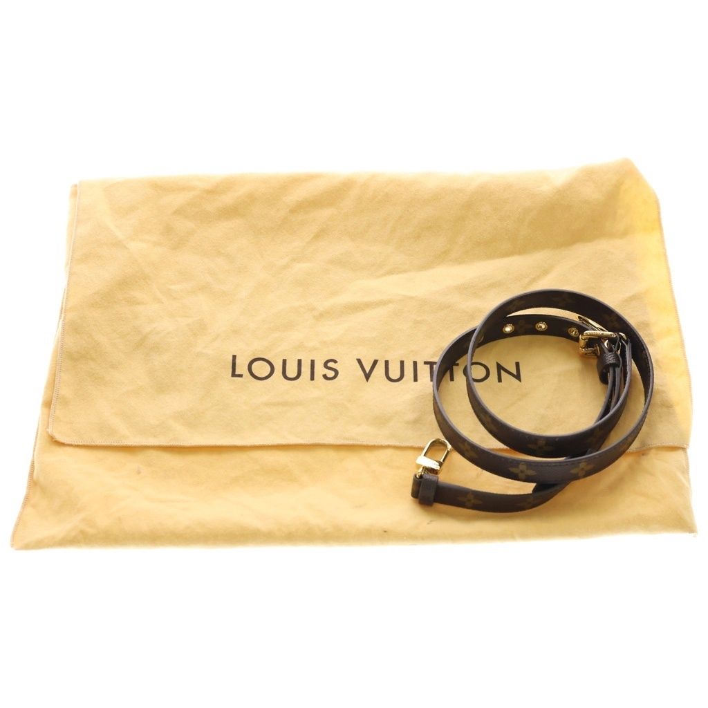 Louis Vuitton Monogram Pochette Metis Shoulder Bag Brown Leather Gold — view 7