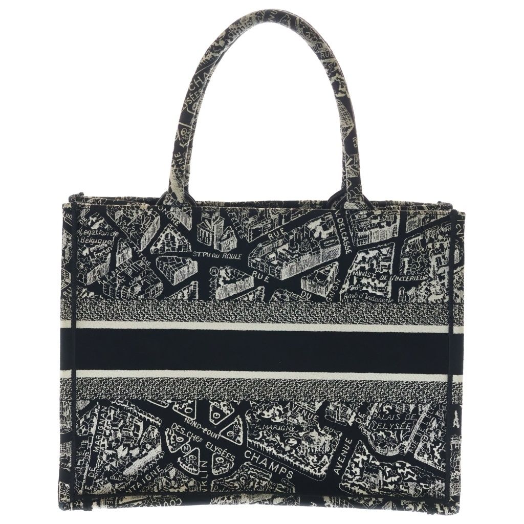 Dior Book Tote Black Canvas — view 2