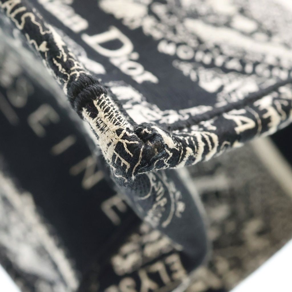 Dior Book Tote Black Canvas — view 6