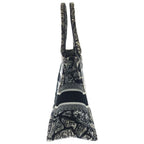 Dior Book Tote Black Canvas — view 3