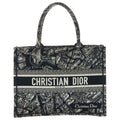 Dior Book Tote Black Canvas
