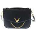 Louis Vuitton Monogram Veri Messenger 2-Way Shoulder Bag Black