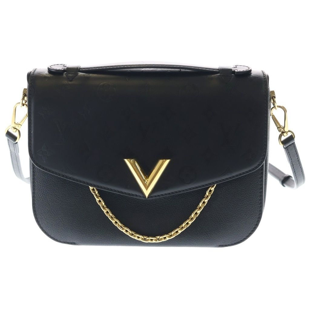 Louis Vuitton Monogram Veri Messenger 2-Way Shoulder Bag Black