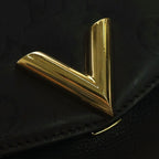 Louis Vuitton Monogram Veri Messenger 2-Way Shoulder Bag Black — view 6