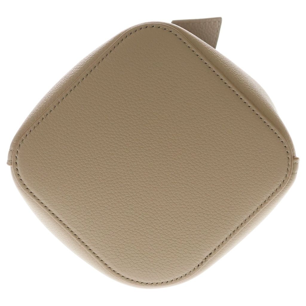 Loewe Pebble Bucket Bag Mini Beige Soft Gray Necklace Leather — view 4