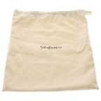 Saint Laurent Paris Jamie Cassandra Logo Lambskin Leather Chain Tote Gold Ivory — view 7