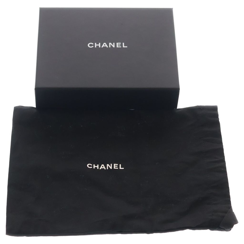Chanel Quilted Top Handle Calfskin Leather Mini Chain Shoulder Bag Gold Black — view 6
