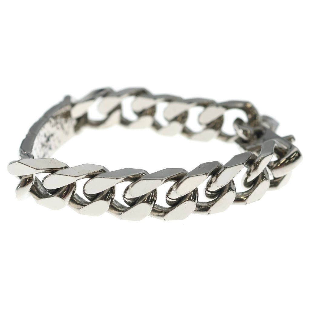Louis Vuitton Monogram Chain Bracelet Silver Metal — view 4