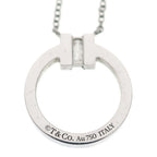 Tiffany & Co T-toe Necklace Diamond White Gold — view 5