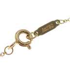 Tiffany & Co T Smile Small Diamond Pendant Chain Gold — view 4