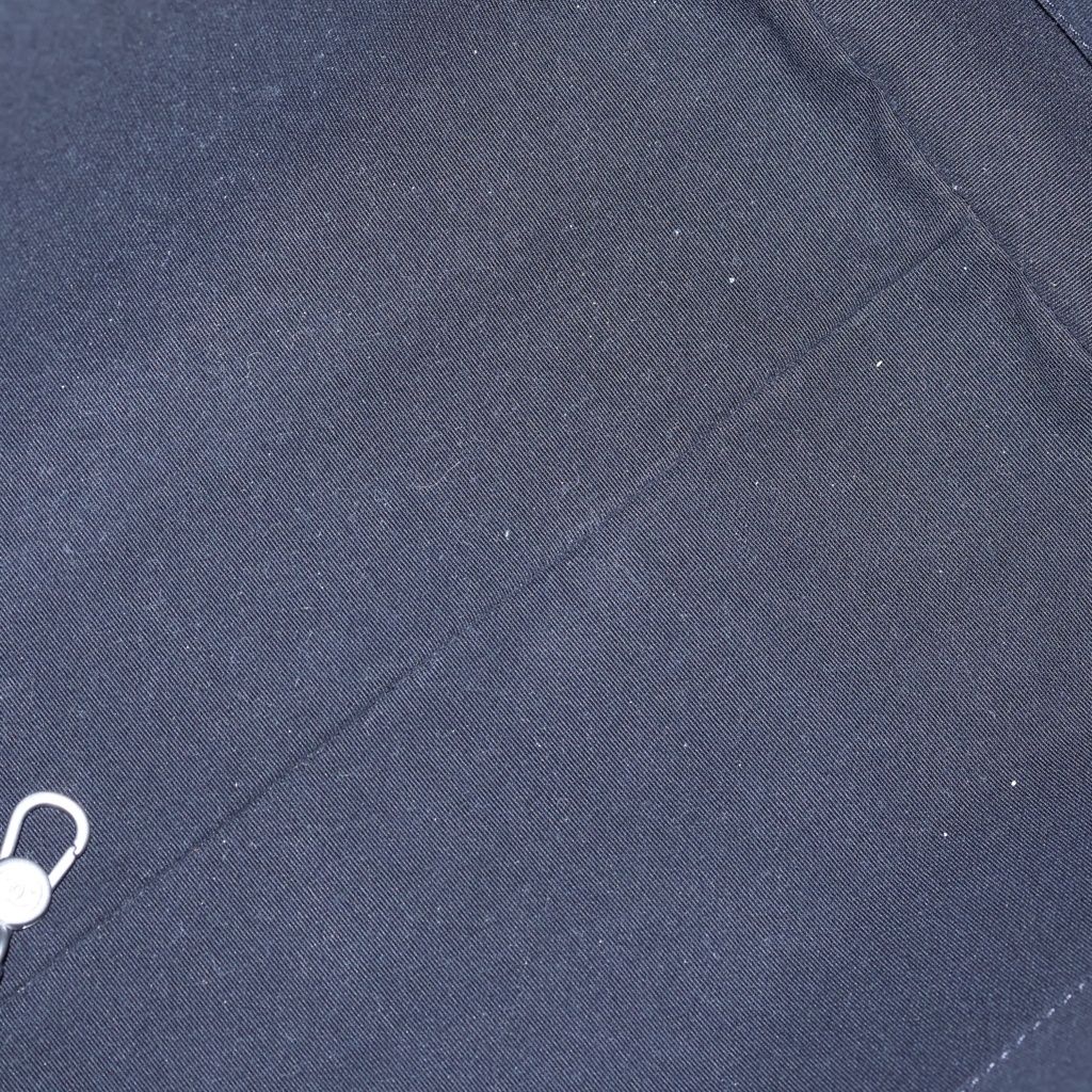 Chanel Deauville Canvas Logo Embroidery Tote Black Leather Silver — view 5