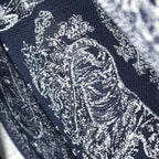 Dior Book Tote Small Toile de Jouy Embroidery Mini Bag Navy — view 5