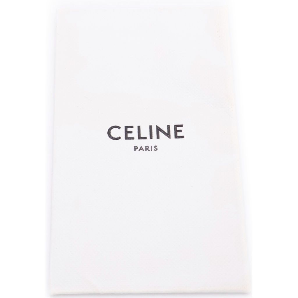 Celine Small Boston Bag Brown Leather Gold — view 8