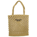 Prada Raffia Tote Khaki