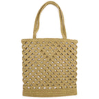 Prada Raffia Tote Khaki — view 2