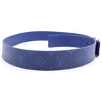 Louis Vuitton Ceinture LV Initial Monogram Lambskin Belt Navy — view 3