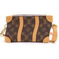 Louis Vuitton This Is Knot Monogram Soft Trunk Leather Shoulder Bag Brown