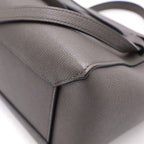 Celine Belt Bag 2-Way Gray Leather Gold — view 6