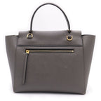 Celine Belt Bag 2-Way Gray Leather Gold — view 2