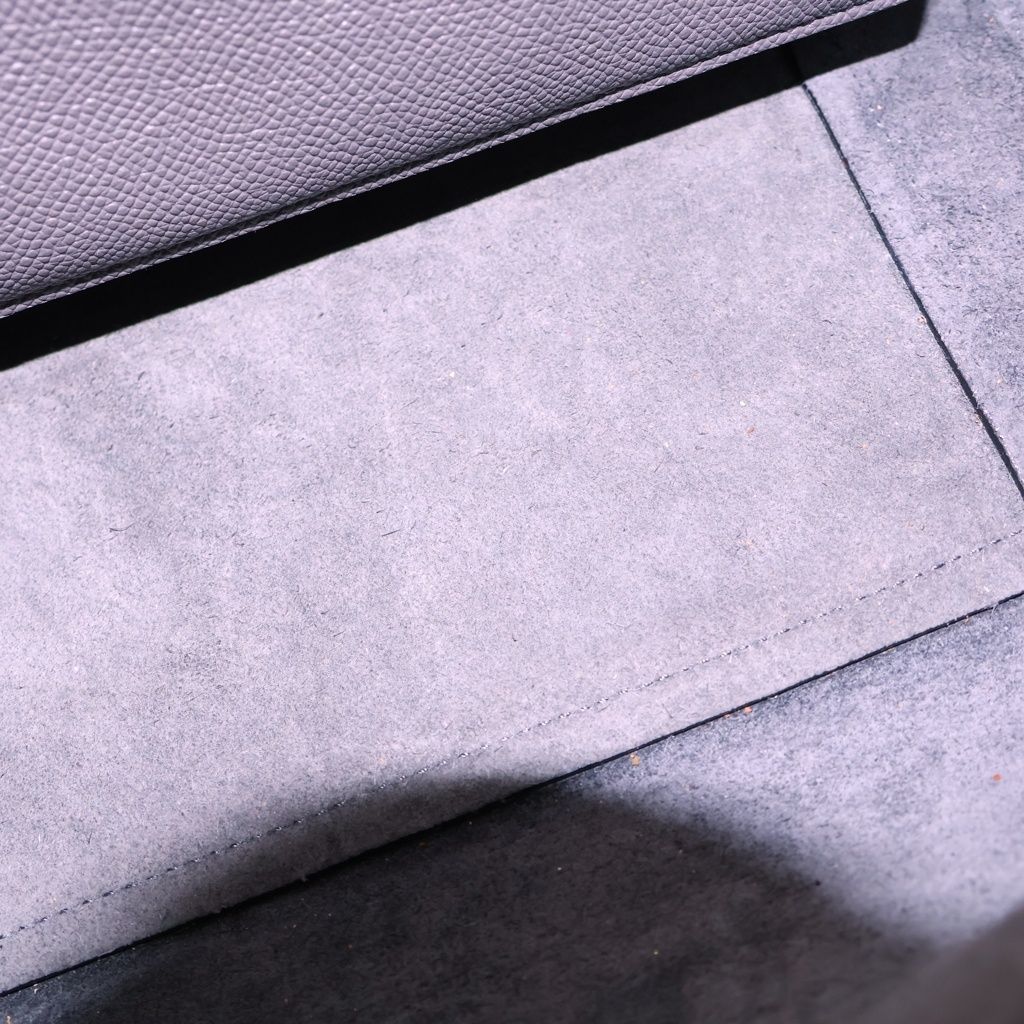 Celine Belt Bag 2-Way Gray Leather Gold — view 5