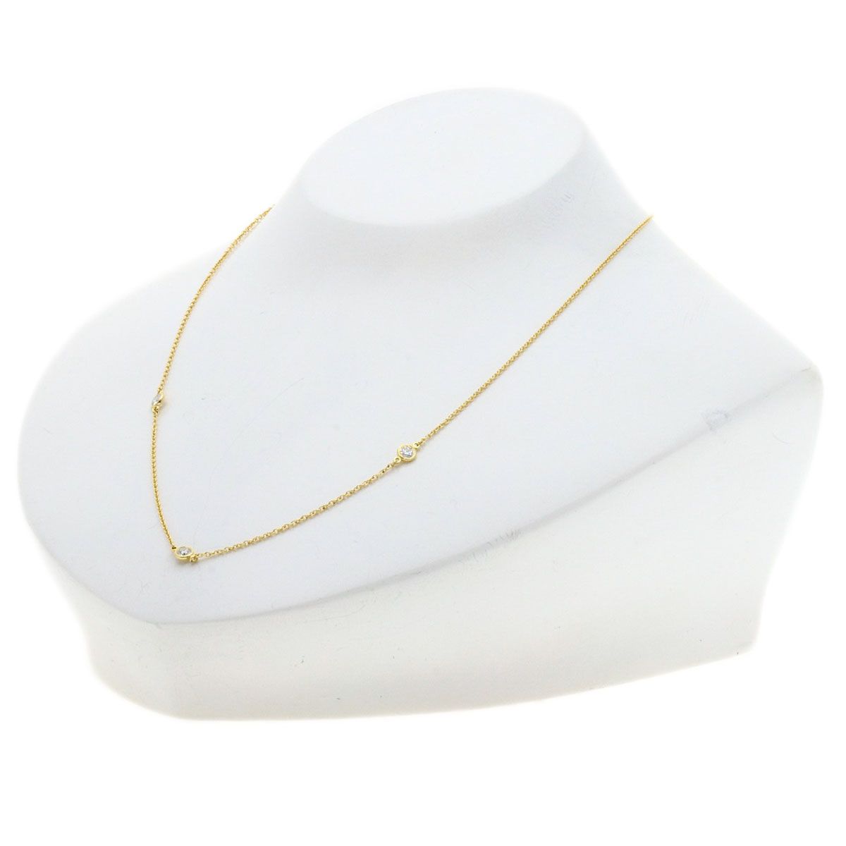 Tiffany & Co by the Yard Diamond Necklace 18k Yellow Gold — view 6