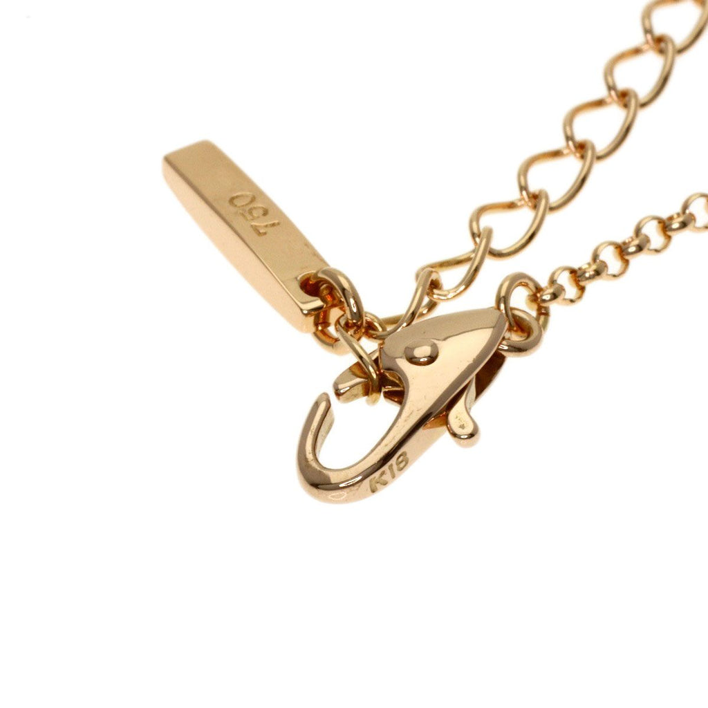Celine Heart Motif Diamond Necklace 18k Pink Gold — view 7