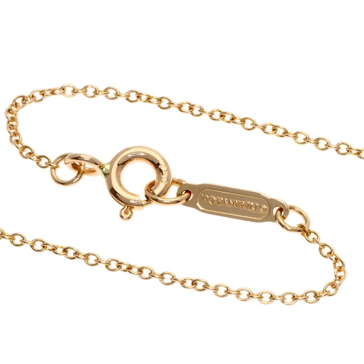 Tiffany & Co Return to Diamond Necklace 18k Pink Gold — view 3