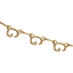 Gucci Logo Bracelet 18k Yellow Gold — view 2