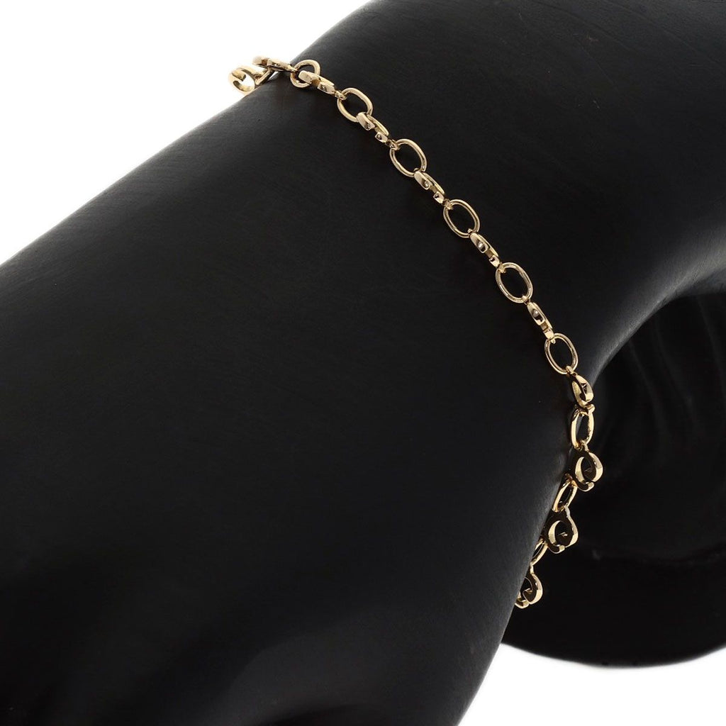 Gucci Logo Bracelet 18k Yellow Gold — view 6