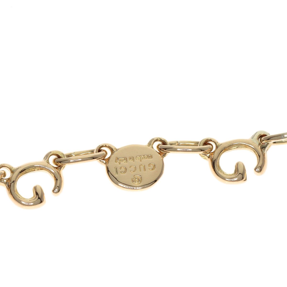 Gucci Logo Bracelet 18k Yellow Gold — view 5